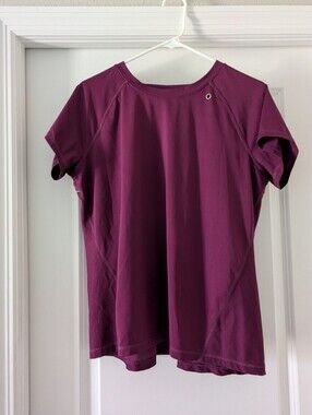 Women’s Fila Short Sleeve Performance Top in Plum